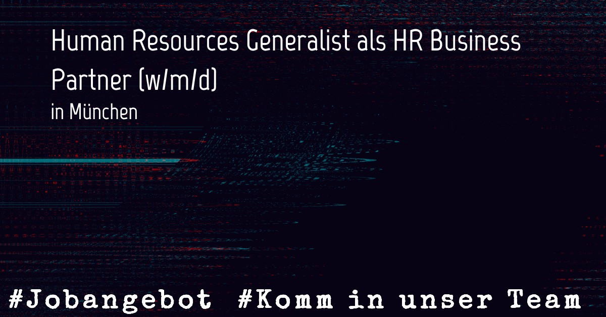 Human Resources Generalist als HR Business Partner (w/m/d)